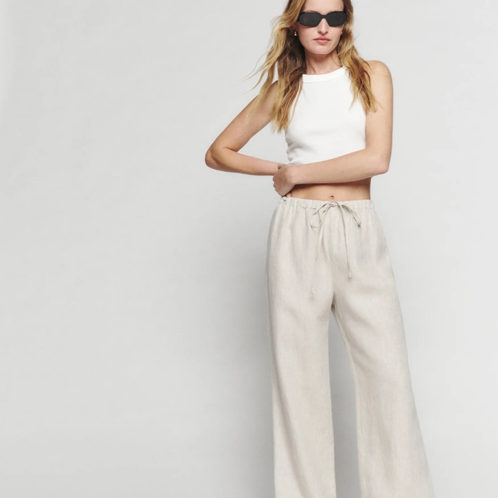 Reformation Olina Linen Pants